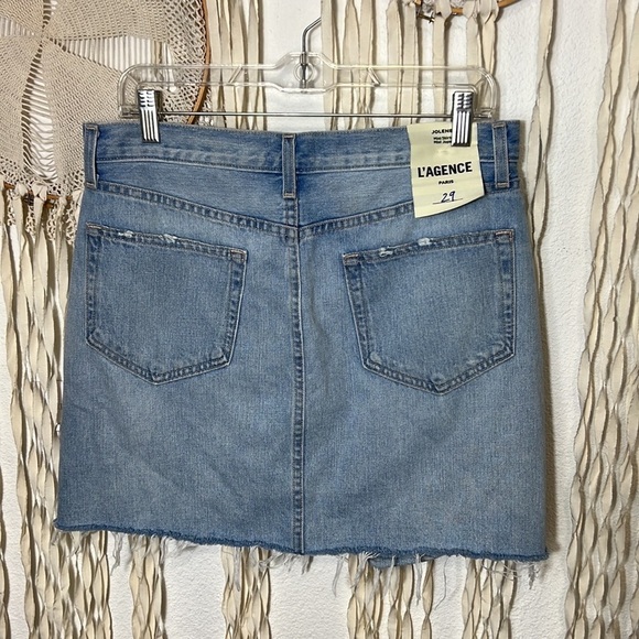 SOLD Lagence NWT Jolene Mini Skirt in Reseda Size 29 - Picture 2 of 12